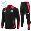 Dječji Bayern München Sweatshirt Za Trening Četvrt Zip 2024-25 Crna Dječji Bayern München Sweatshirt Za Trening Četvrt Zip 2024-25 Crna